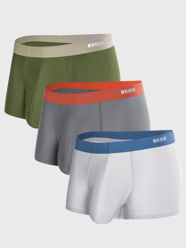 Cooling Nylon Trunks with Antibacterial Spacious Pouch